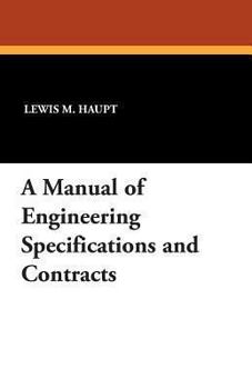 Paperback A Manual of Engineering Specifications and Contracts Book