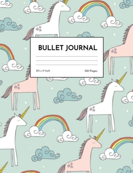 Bullet Journal: Simple Unicorn Dot Grid Notebook - Dotted Note Pad for Kids, Girls, Teens, Tweens, Women - Gifts for Birthday and Christmas | Creative Art 00544
