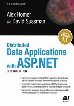 Paperback Distributed Data Applications with ASP.NET Book