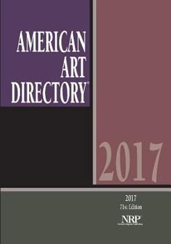 Paperback American Art Directory 71st Edition 2017 Book