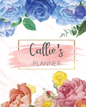 Callie's Planner: Monthly Planner 3 Years January - December 2020-2022 | Monthly View | Calendar Views Floral Cover - Sunday start