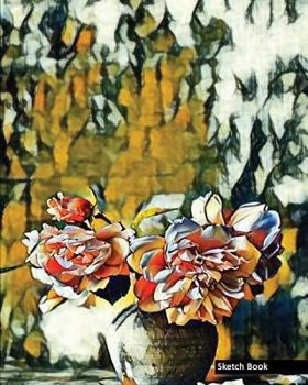 Sketch Book: Abstract Art, Nature Botanical Print (1), 8" x 10" - Drawing Sketch Pad, Unlruled Notebook, Drawing Paper -[Sketch book]