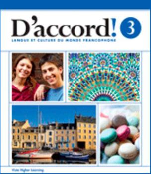 Textbook Binding D'accord! ©2015 Level 3 Student Edition with Supersite and vText and eCahier Access Book