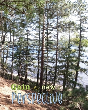 Paperback Gain a New Perspective: 8x10 Dotted Line Notebook Book