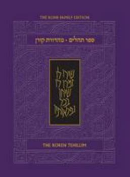 Hardcover The Koren Tehillim (Hebrew/English), Compact Book