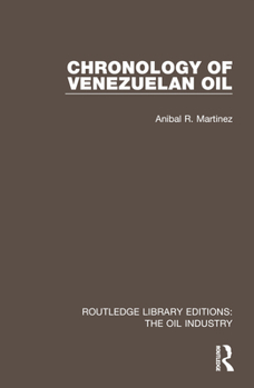 Hardcover Chronology of Venezuelan Oil Book