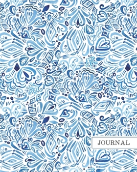 Paperback Boho Blue Journal: Blank Lightly Lined Journal To Write In Book