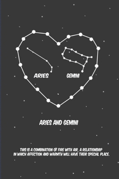 2020 The Astrology of Love for Aries with  Gemini : horoscope,love, relationship and compatibility: Lined Notebook / journal gift, 110 pages, 6x9 inches, matte finish cover