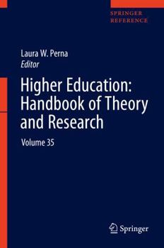 Hardcover Higher Education: Handbook of Theory and Research: Volume 35 Book