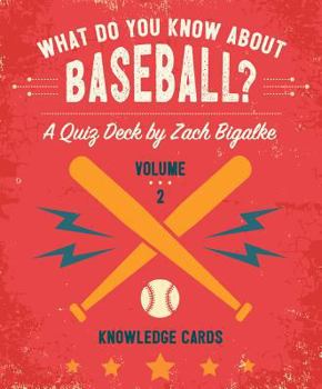 Hardcover What Do You Know about Baseball? Volume 2 Knowledge Cards Book