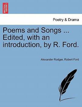 Paperback Poems and Songs ... Edited, with an Introduction, by R. Ford. Book