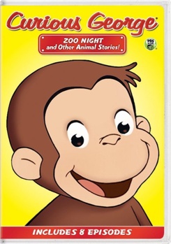 DVD Curious George: Zoo Night & Other Animal Stories Book