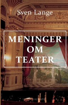 Paperback Meninger om teater [Danish] Book