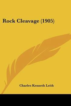 Paperback Rock Cleavage (1905) Book