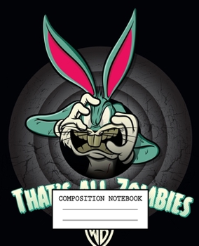 Composition Notebook: Looney Tunes Soft Glossy Cover Wide Ruled Lined Pages Book 7.5 x 9.25 Inches 110 Pages