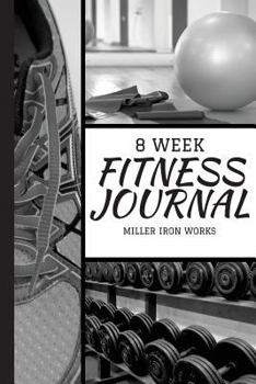Paperback 8 Week Fitness Journal Book