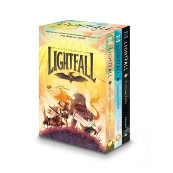 Paperback Lightfall 3-Book Box Set: A Graphic Novel Collection: Shadow of the Bird, the Dark Times, the Girl & the Galdurian Book