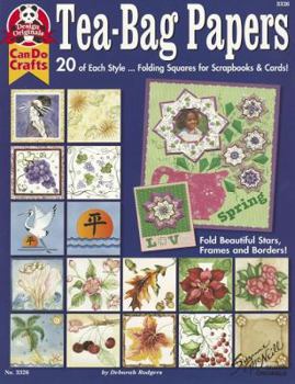 Paperback Tea-Bag Papers: 2 of Each Stylefold Beautiful Stars, Frames and Borders Book