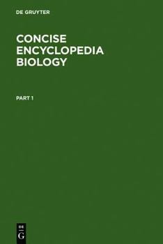 Hardcover Concise Encyclopedia Biology Book
