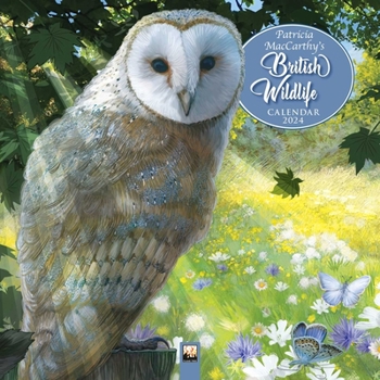Calendar Patricia McCarthy's British Wildlife Wall Calendar 2024 (Art Calendar) Book