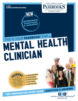 Paperback Mental Health Clinician (C-4653): Passbooks Study Guide Volume 4653 Book