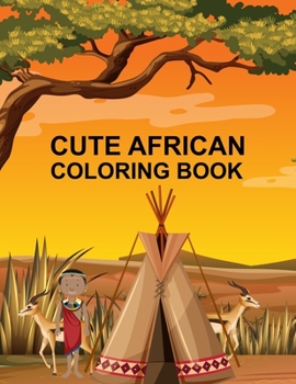 Paperback Cute African coloring book: African coloring book