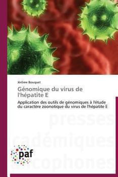 Paperback Génomique Du Virus de l'Hépatite E [French] Book