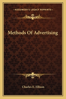 Paperback Methods of Advertising Book