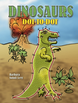 Paperback Dinosaurs Dot-To-Dot Book