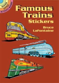 Paperback Famous Trains Stickers Book