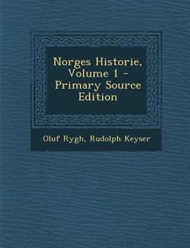 Paperback Norges Historie, Volume 1 [Norwegian] Book