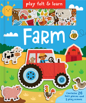Board book Play Felt Farm Book