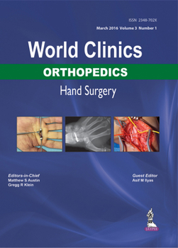 Hardcover World Clinics: Orthopedics: Hand Surgery Book