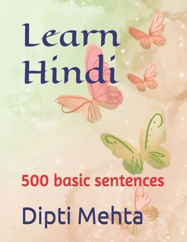 Paperback Learn Hindi: 500 basic sentences Book
