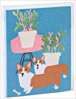 Product Bundle Two Corgis Notecard Set Book