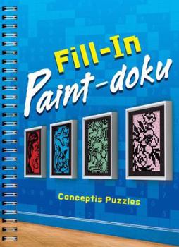 Spiral-bound Fill-In Paint-Doku Book