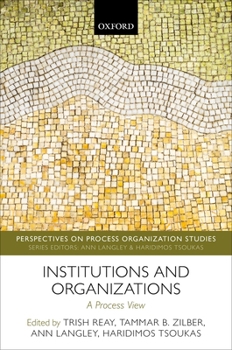 Hardcover Institutions and Organizations: A Process View Book