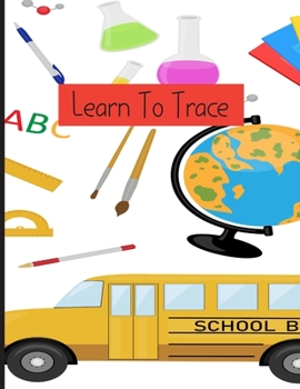 Paperback Learning To Trace Book: Fine motor Skills Book