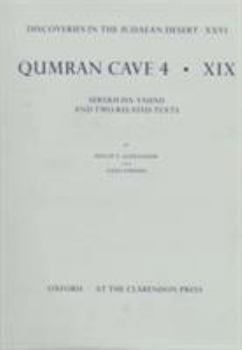 Hardcover Qumran Cave 4: XIX: Serekh Ha-Yahad and Related Texts Book