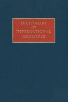 Paperback Dictionary of International Commerce Book