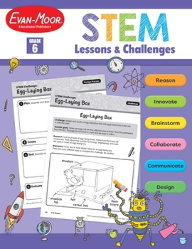 Paperback Stem Lessons and Challenges, Grade 6 Teacher Resource Book