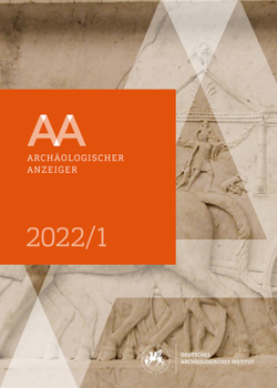 Hardcover Archaologischer Anzeiger: 1. Halbband 2022 [German] Book