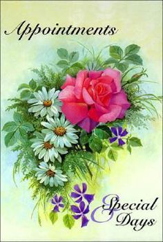 Hardcover Appointments and Special Days a Pop-Up Floral Calendar Book