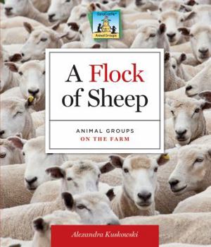 Flock of Sheep: Animal Groups on the Farm - Book  of the Animal groups