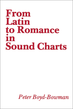 Paperback From Latin to Romance in Sound Charts Book