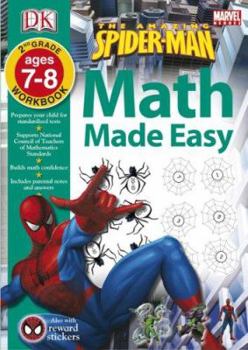 Paperback Marvel Heroes: Math Made Easy: Grade 2: Ages 7-8 Workbook [With Stickers] Book