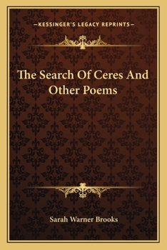 The Search of Ceres, and Other Poems
