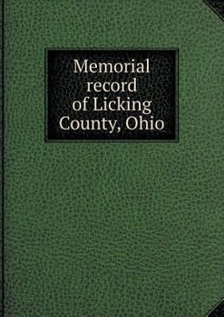 Paperback Memorial record of Licking County, Ohio Book
