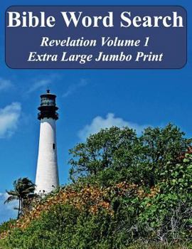 Paperback Bible Word Search Revelation Volume 1: King James Version Extra Large Jumbo Print Book