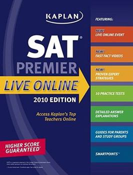 Paperback Kaplan SAT 2010 Premier Live Online Book
